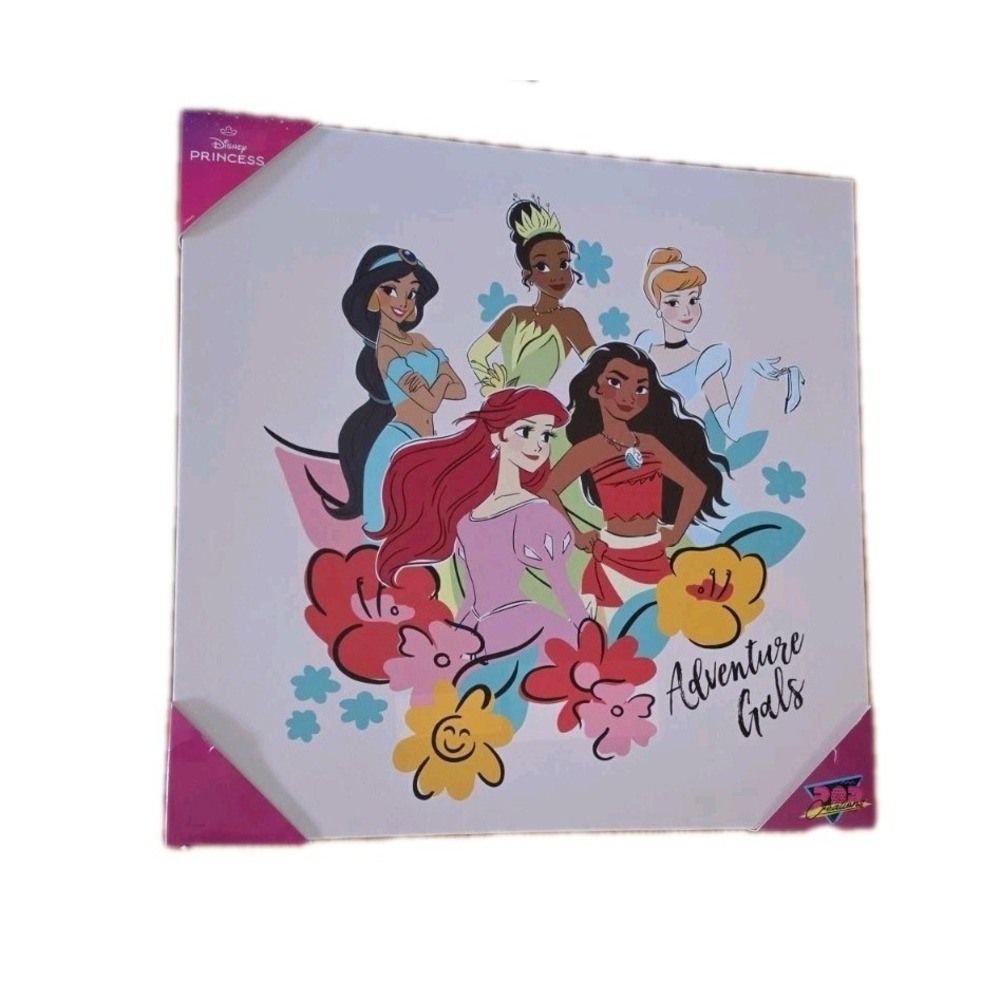 Disney‎ Princess Adventure Gals Pop Creations Vinyl Hanging Decor 16x16 #1166